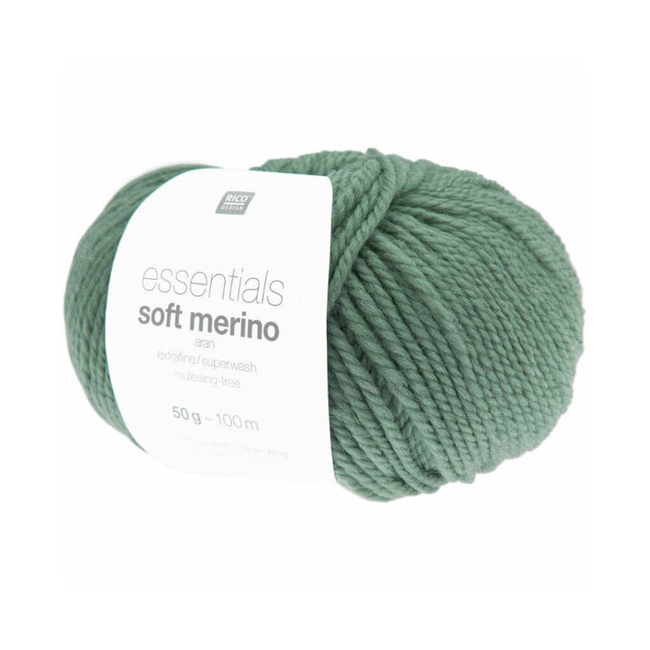 Rico Design Essentials Soft Merino Aran, Farbe 040 Lind – Schurwolle bei Lieblingsgarn