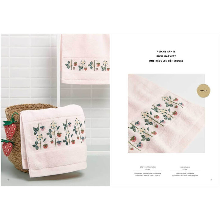 Rico Design Stickbuch Just Bees + Fruits + Flowers Nr. 181 bei bei bei bei bei bei bei bei bei bei Lieblingsgarn