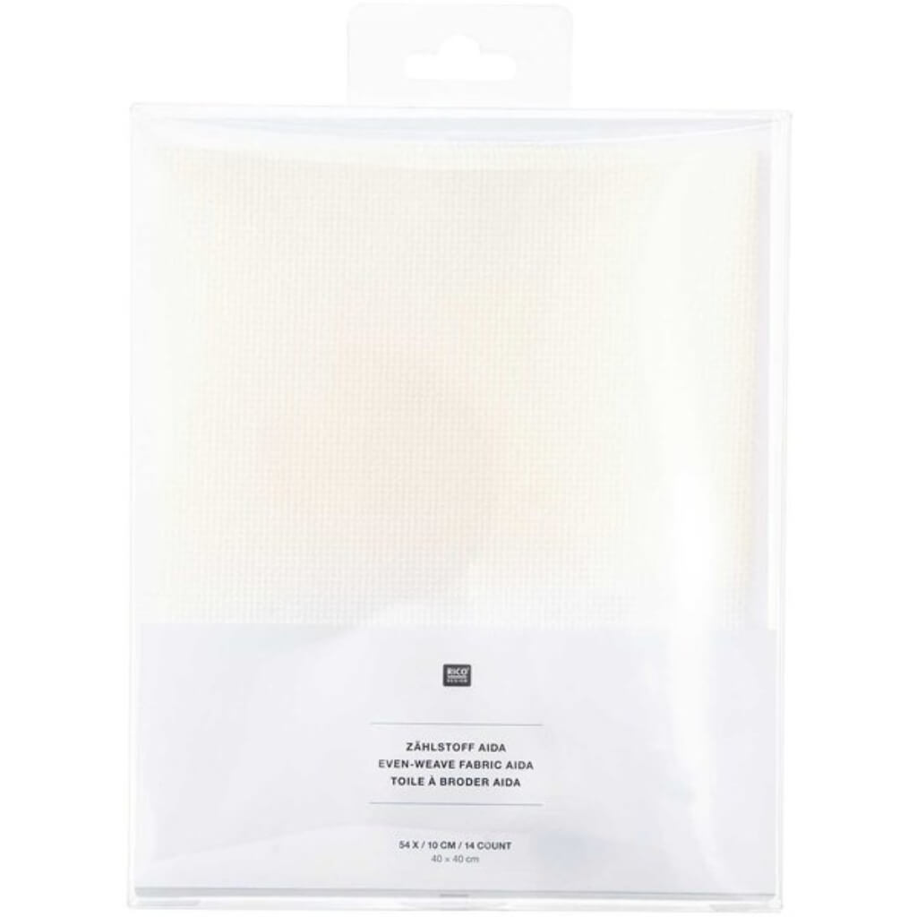 Rico Design Zählstoff 40 x 40 cm wollweiß Aida bei bei bei bei bei bei bei bei bei bei Lieblingsgarn