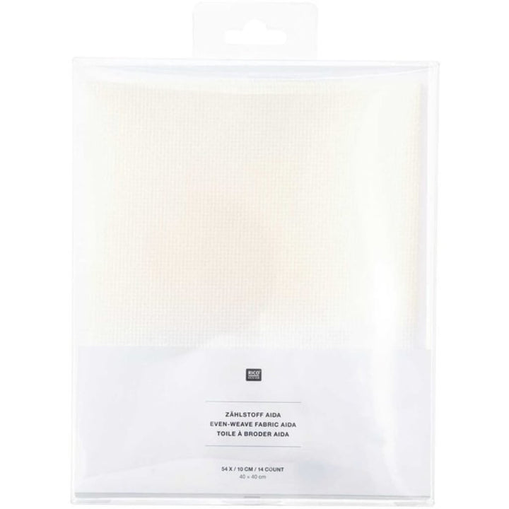 Rico Design Zählstoff 40 x 40 cm wollweiß Aida bei bei bei bei bei bei bei bei bei bei Lieblingsgarn