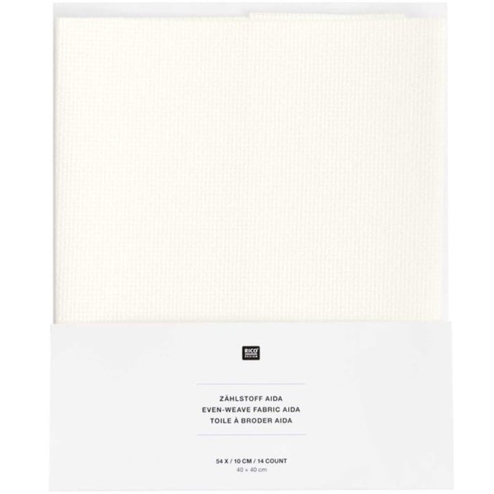 Rico Design Zählstoff 40 x 40 cm wollweiß Aida bei bei bei bei bei bei bei bei bei bei Lieblingsgarn