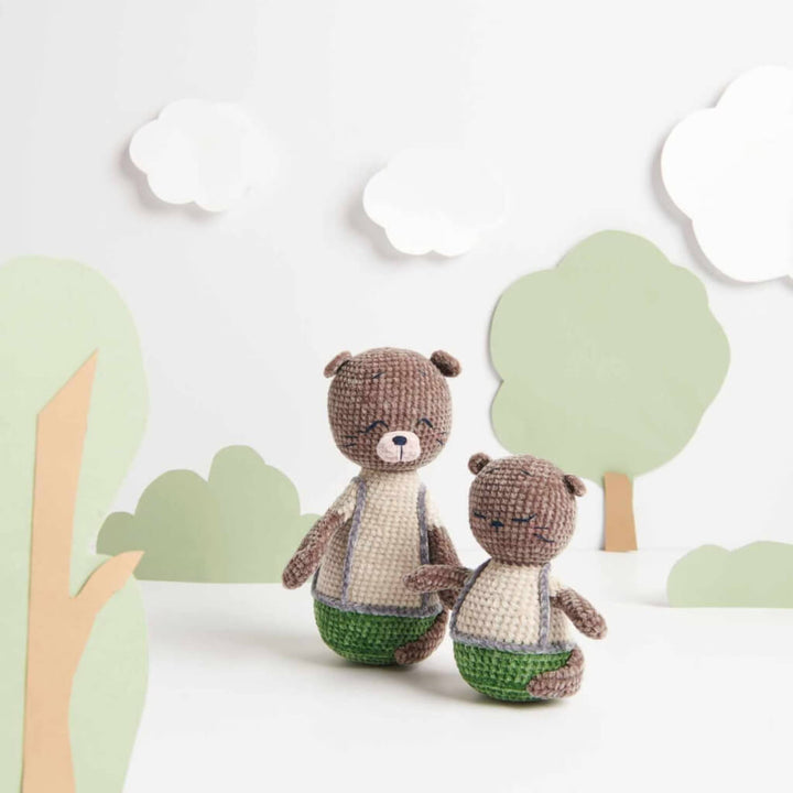 Rico Design Pattern Amigurumi Papa Otter &amp; Omar Häkelanleitung - Rico Design (Heft) bei bei bei bei bei bei Lieblingsgarn