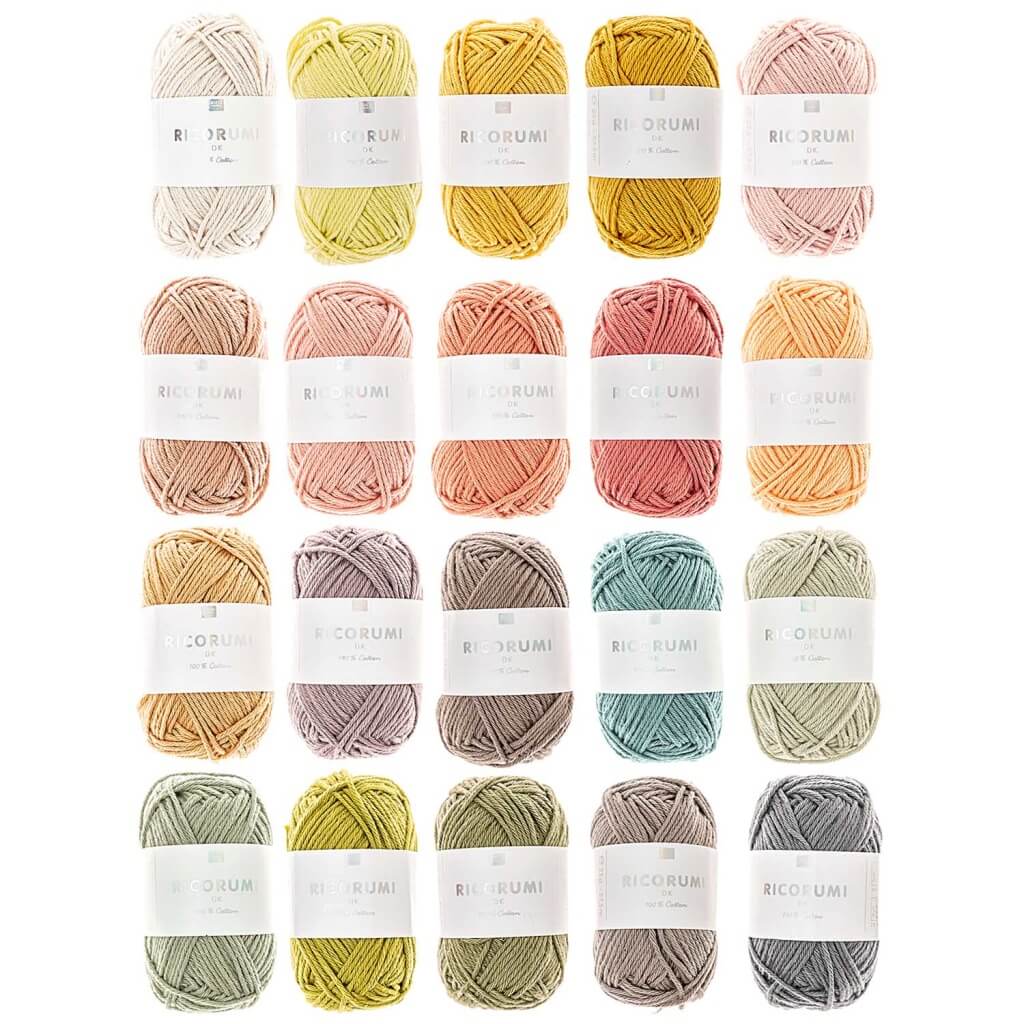 Rico Design Ricorumi Set Uni - 20 Farben Limited bei bei bei bei bei bei bei bei bei bei bei Lieblingsgarn