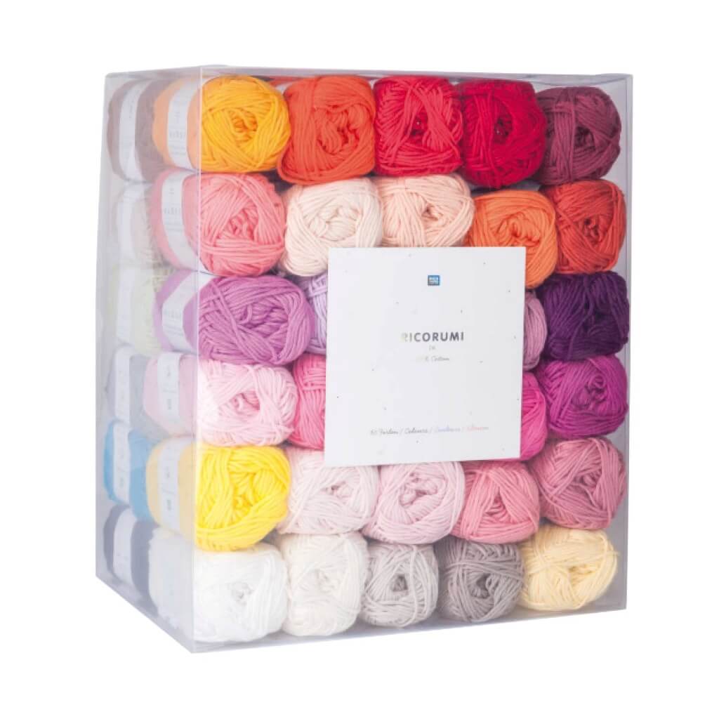 Rico Design Ricorumi Set Uni - 60 Farben bei bei bei bei bei bei bei bei bei bei bei Lieblingsgarn