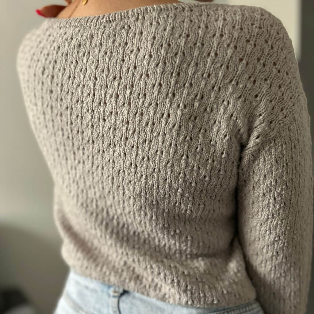 Rita Koch Cashmere Lace Bluse mit Lochmuster Strickanleitung - Rita Koch (PDF) bei bei bei bei bei bei bei bei Lieblingsgarn