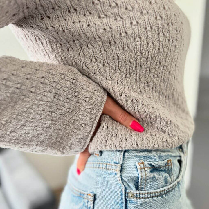 Rita Koch Cashmere Lace Bluse mit Lochmuster Strickanleitung - Rita Koch (PDF) bei bei bei bei bei bei bei bei Lieblingsgarn