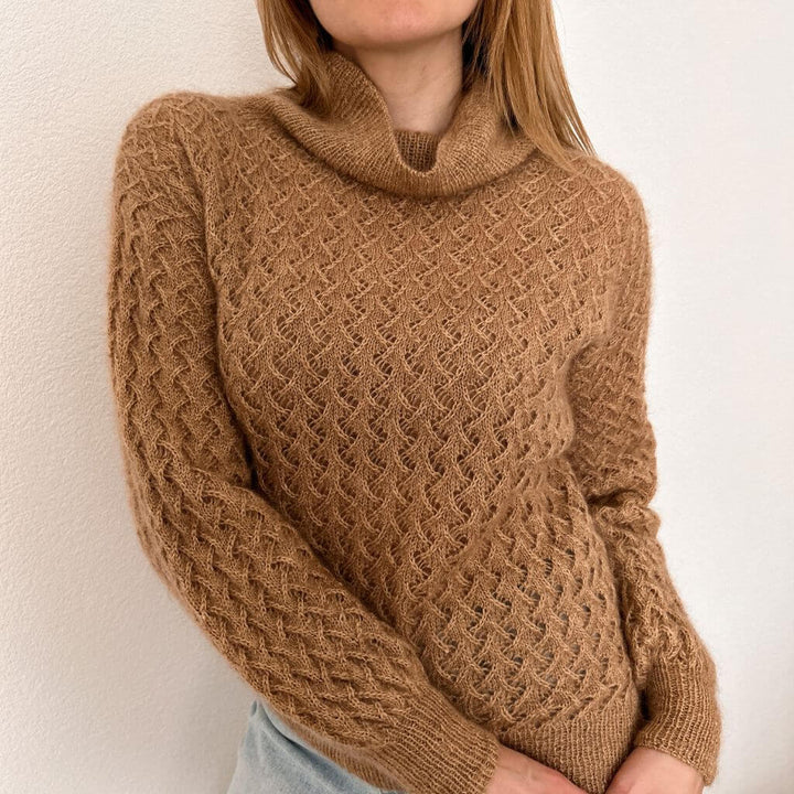 Rita Koch Josephine Sweater Pullover mit Rollkragen Strickanleitung - Rita Koch (PDF) bei bei bei bei bei bei Lieblingsgarn