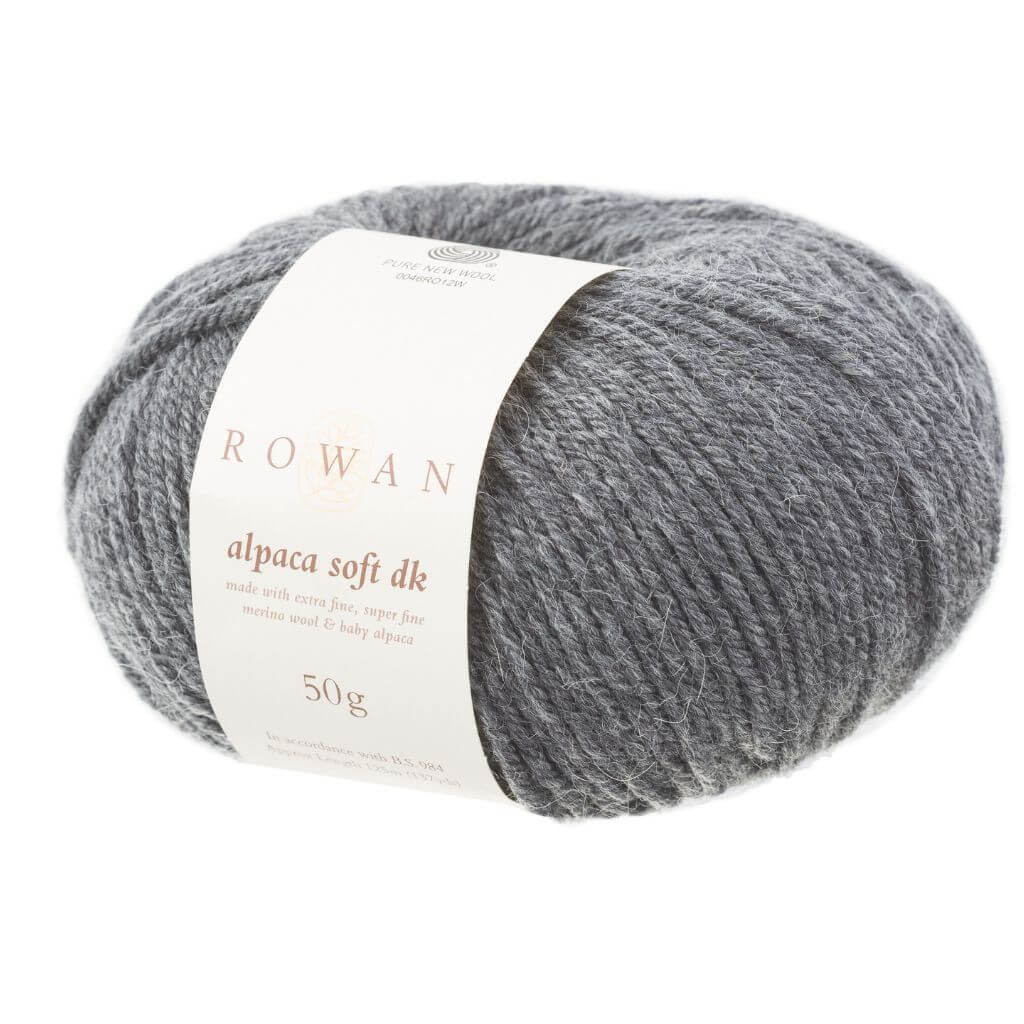 Rowan Alpaca Soft DK, Farbe 211 charcoal – Alpaka und Merino bei Lieblingsgarn