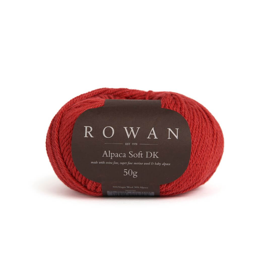 Rowan Alpaca Soft DK, Farbe 229 vermilion – Alpaka und Merino bei Lieblingsgarn