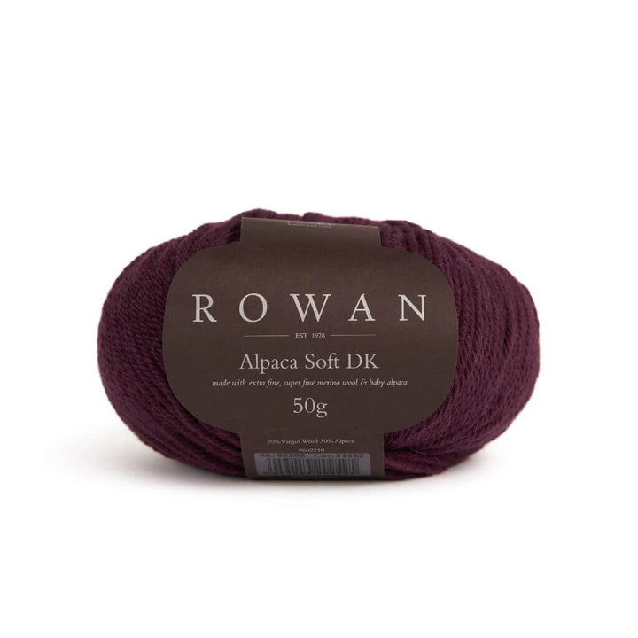 Rowan Alpaca Soft DK, Farbe 230 dark burgund – Alpaka und Merino bei Lieblingsgarn