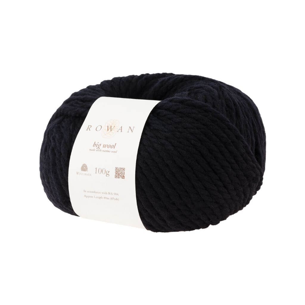 Rowan Big Wool, Farbe 008 black – Merino bei Lieblingsgarn