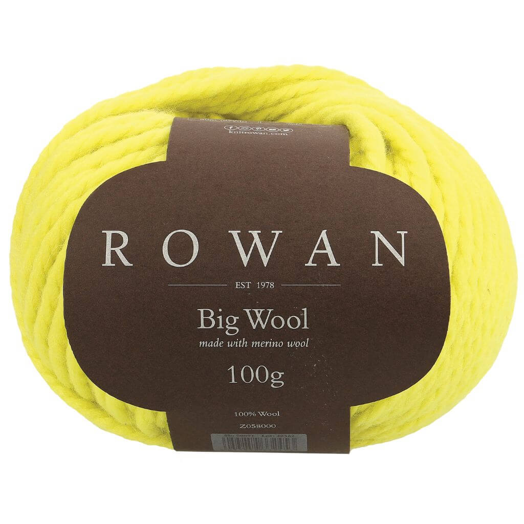 Rowan Big Wool, Farbe 091 citron – Merino bei Lieblingsgarn