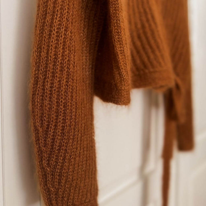 Rust Knitwear Brioche Bliss Wrap Cardigan Strickanleitung - Rust Knitwear (PDF) bei bei bei bei bei bei bei bei Lieblingsgarn