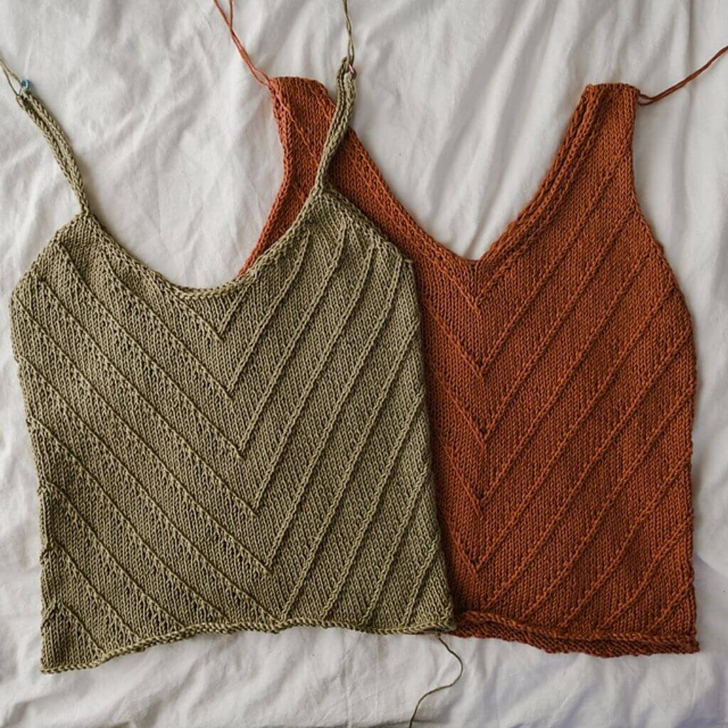 Rust Knitwear Pattern Lines Summertop Strickanleitung - Rust Knitwear (PDF) bei bei bei bei bei bei bei bei Lieblingsgarn