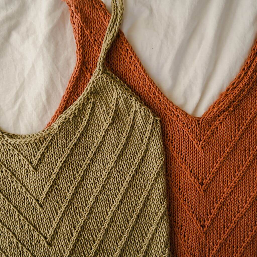 Rust Knitwear Pattern Lines Summertop Strickanleitung - Rust Knitwear (PDF) bei bei bei bei bei bei bei bei Lieblingsgarn
