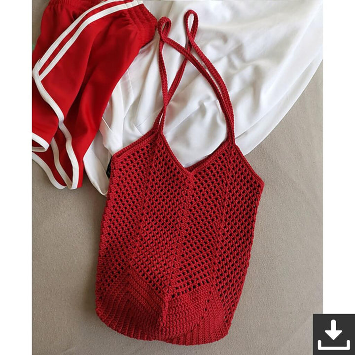 Paulastrickt Pattern Tasche Saladan Bag Häkelanleitung - Paulastrickt (PDF) bei bei bei bei bei bei bei bei Lieblingsgarn