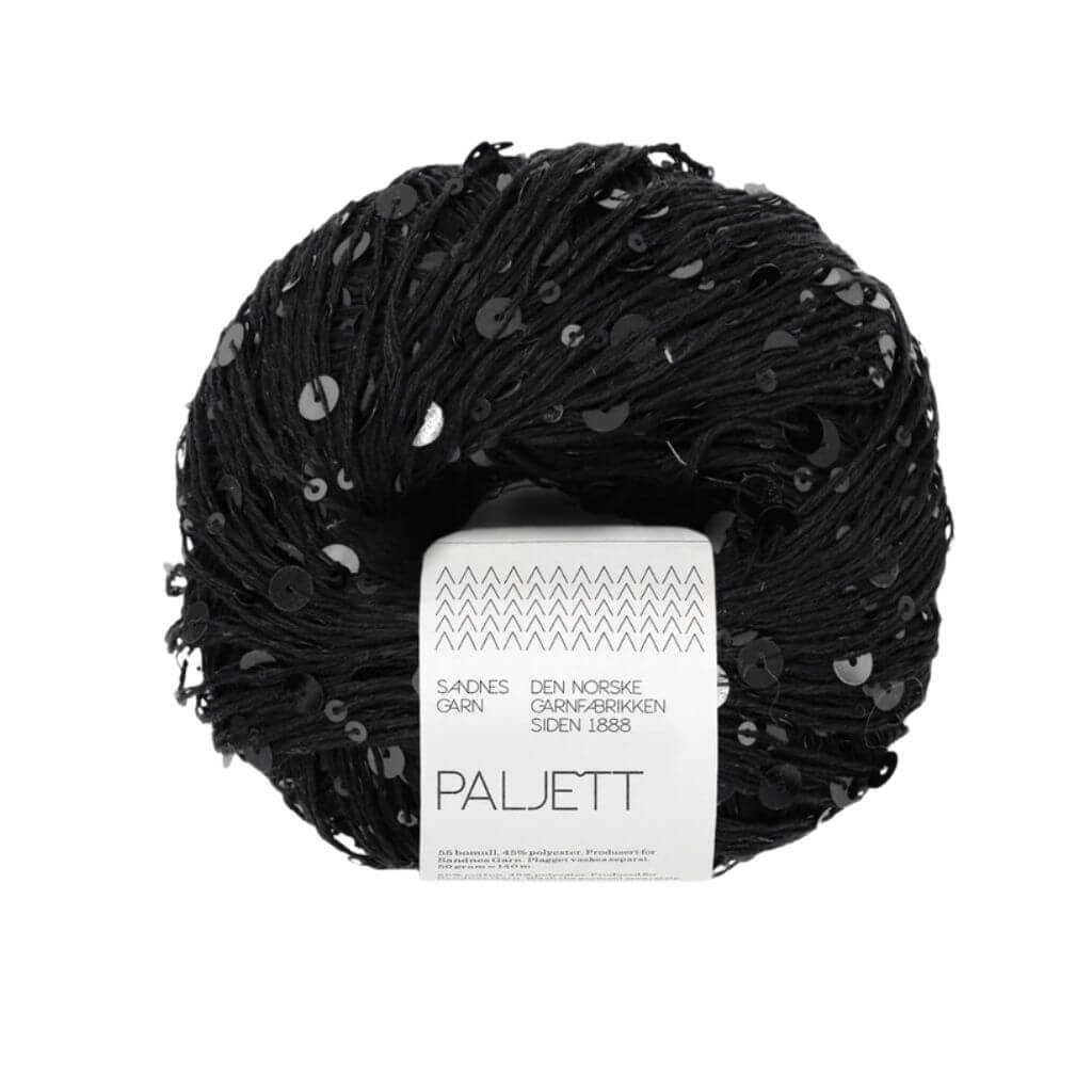Sandnes Garn Paljett, Farbe 1090 black tie twinkle – Baumwolle und Synthetik bei Lieblingsgarn