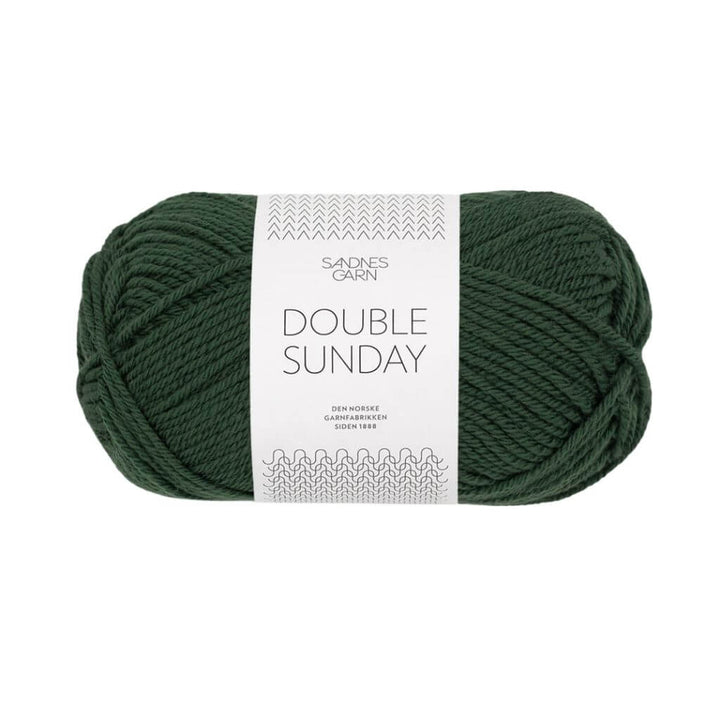 Sandnes Garn Double Sunday, Farbe 8082 Skoggrønn – Merino bei Lieblingsgarn