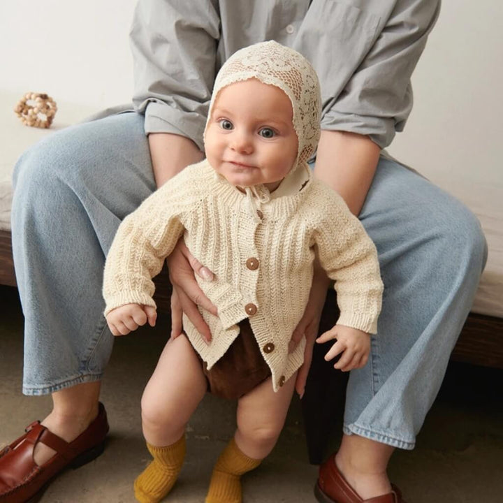 Sandnes Garn Ellis Cardigan Baby Strickanleitung - Sandnes Garn (Heft) bei bei bei bei bei bei bei bei bei bei Lieblingsgarn
