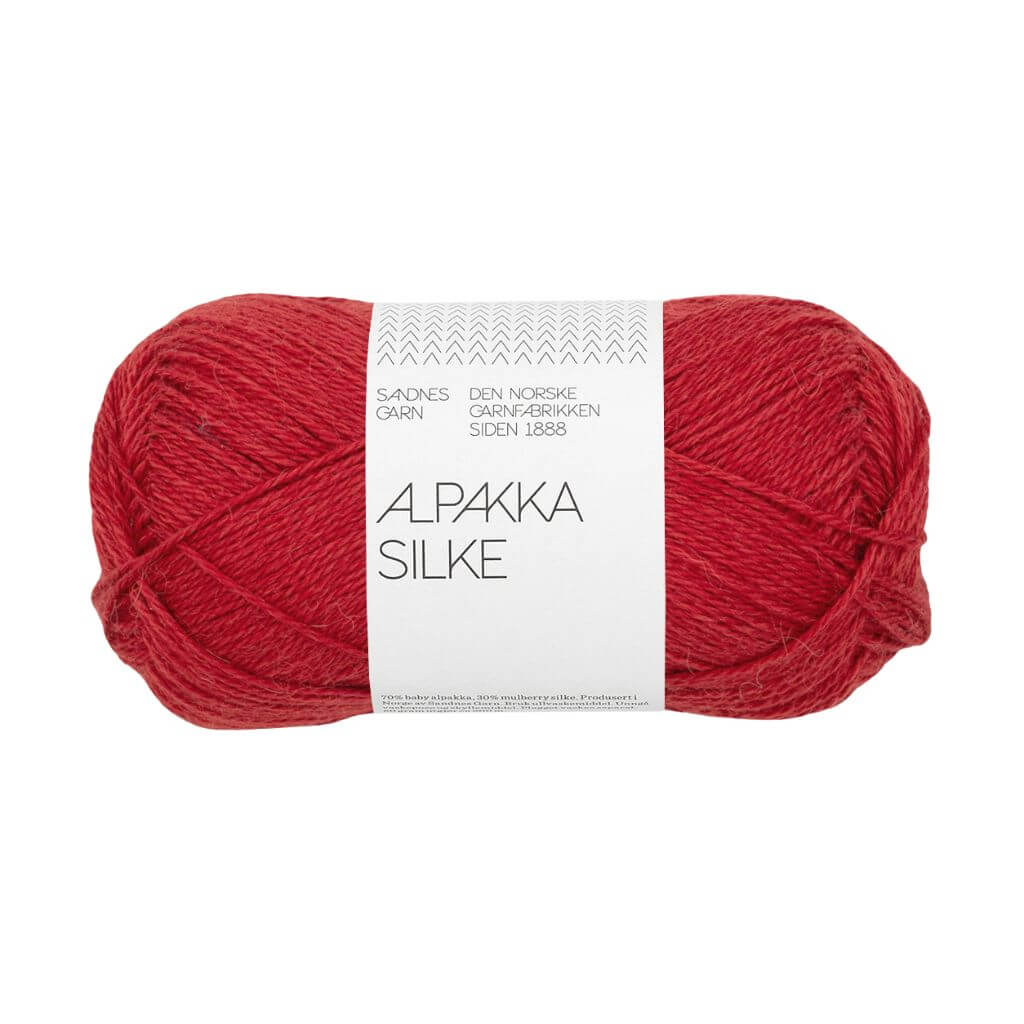Sandnes Garn Alpakka Silke, Farbe 4135 heritage red – Alpaka und Seide bei Lieblingsgarn