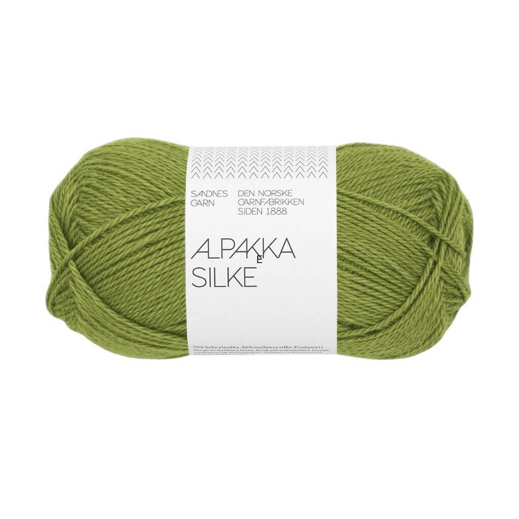 Sandnes Garn Alpakka Silke, Farbe 9564 matcha – Alpaka und Seide bei Lieblingsgarn