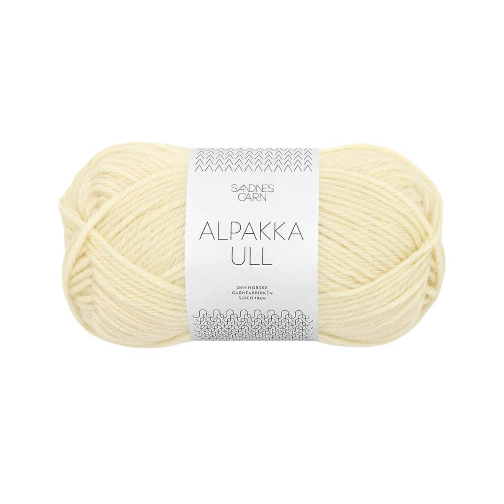 Sandnes Garn Alpakka Ull 50 g, Farbe 2009 lemon icing – Alpaka und Schurwolle bei Lieblingsgarn