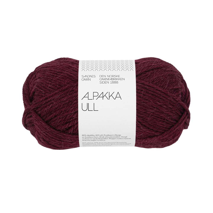 Sandnes Garn Alpakka Ull 50 g, Farbe 4372 deep burgundy – Alpaka und Schurwolle bei Lieblingsgarn