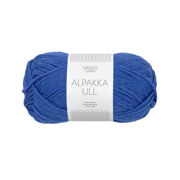 Sandnes Garn Alpakka Ull 50 g, Farbe 5845 dazzling blue – Alpaka und Schurwolle bei Lieblingsgarn