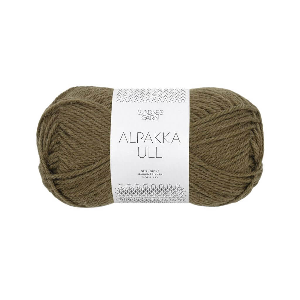 Sandnes Garn Alpakka Ull 50 g, Farbe 9873 dark olive – Alpaka und Schurwolle bei Lieblingsgarn