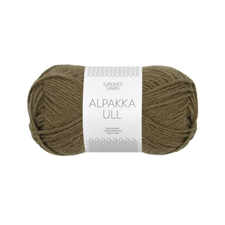 Sandnes Garn Alpakka Ull 50 g, Farbe 9873 dark olive – Alpaka und Schurwolle bei Lieblingsgarn