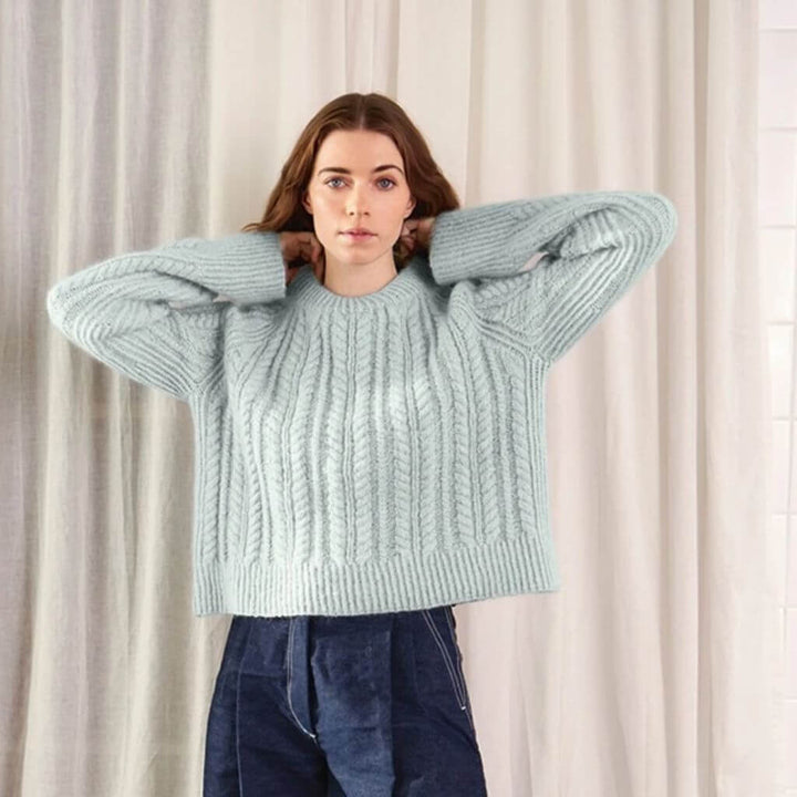 Sandnes Garn Pattern Damen Pullover Kaja Sweater Strickanleitung - Sandnes Garn (Heft) bei bei bei bei bei bei Lieblingsgarn