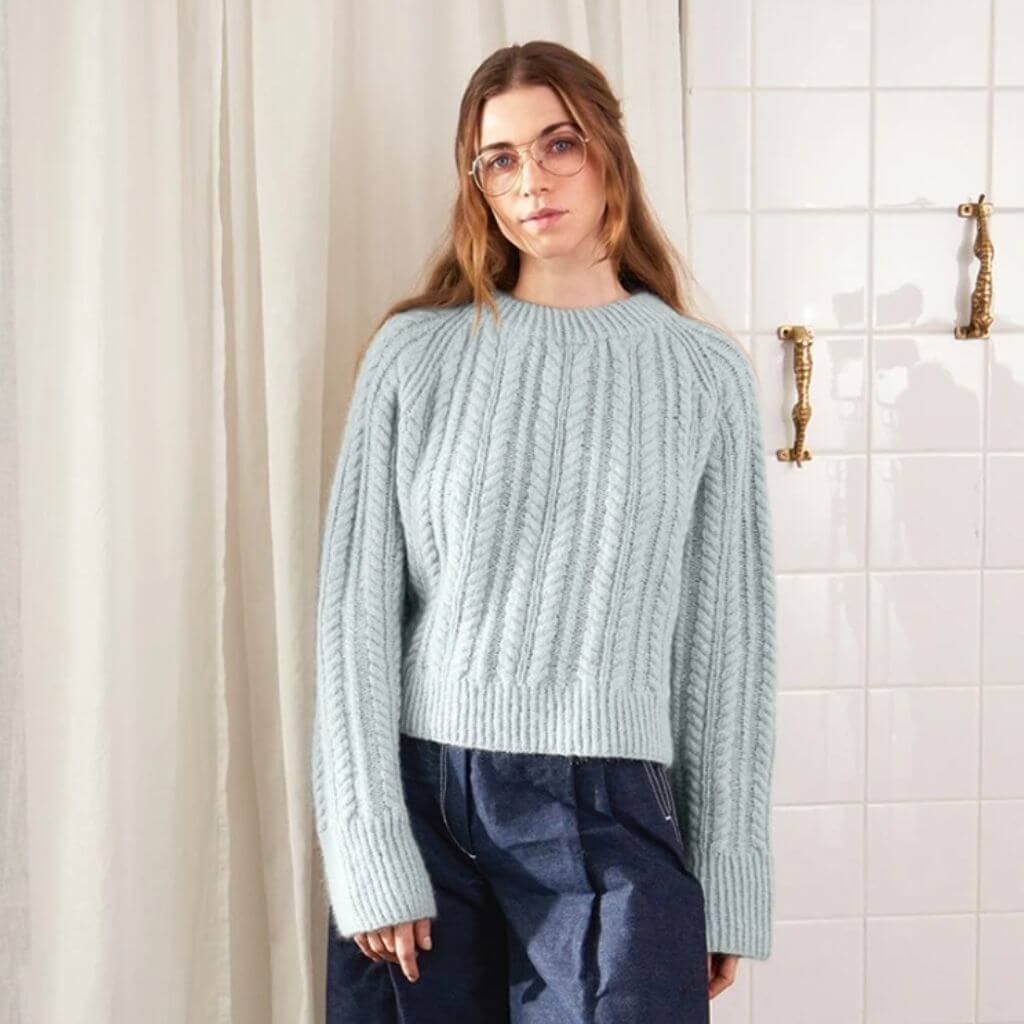Sandnes Garn Pattern Damen Pullover Kaja Sweater Strickanleitung - Sandnes Garn (Heft) bei bei bei bei bei bei Lieblingsgarn