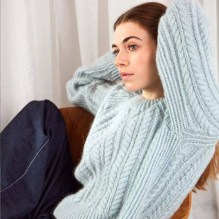 Sandnes Garn Pattern Damen Pullover Kaja Sweater Strickanleitung - Sandnes Garn (Heft) bei bei bei bei bei bei Lieblingsgarn