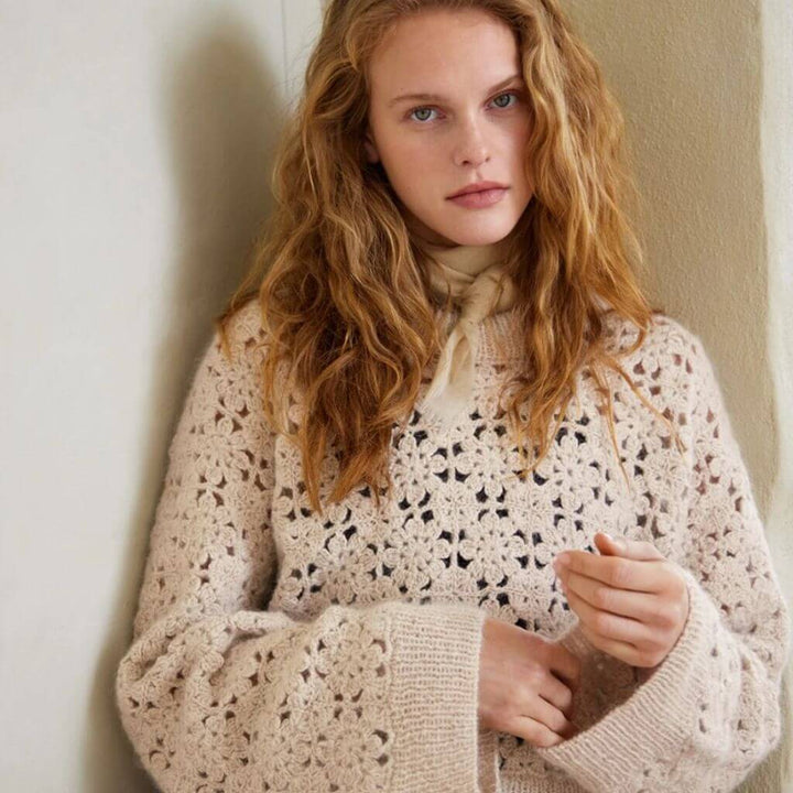 Sandnes Garn Pattern Damen Pullover Fleur Sweater Häkelanleitung - Sandnes Garn (Heft) bei bei bei bei bei bei Lieblingsgarn