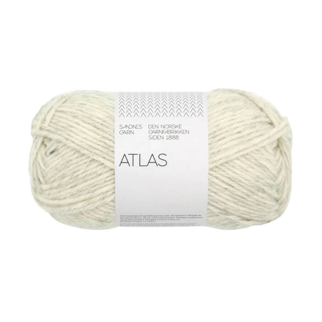 Sandnes Garn Atlas, Farbe 1021 light grey melange – Merino und Schurwolle bei Lieblingsgarn