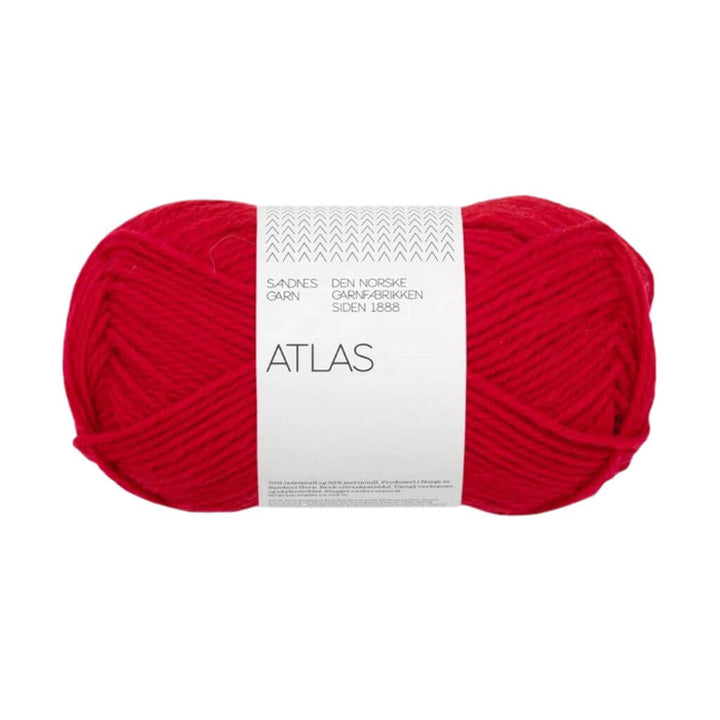 Sandnes Garn Atlas, Farbe 4219 red – Merino und Schurwolle bei Lieblingsgarn