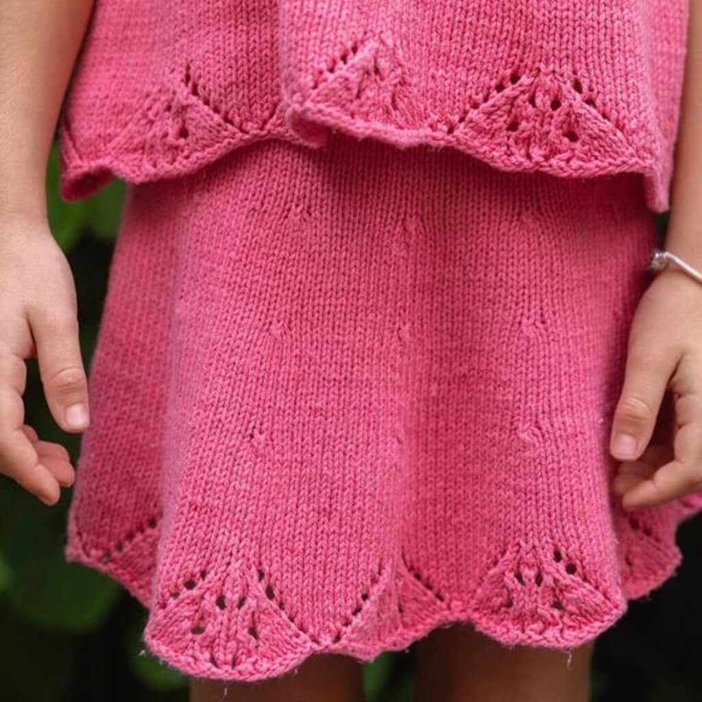Sandnes Garn Pattern Mädchen Rock Augustin Skirt Strickanleitung - Sandnes Garn (Heft) bei bei bei bei bei bei Lieblingsgarn
