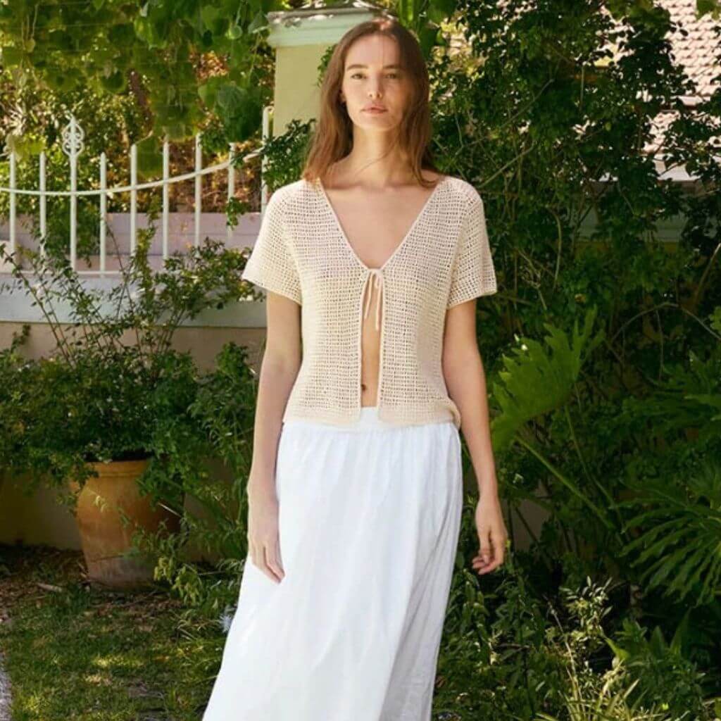 Sandnes Garn Einzelanleitung 2604 Sommerstrikk Nr. 3 Ava Blouse - Deutsch 1 St. bei bei bei bei bei bei bei bei Lieblingsgarn