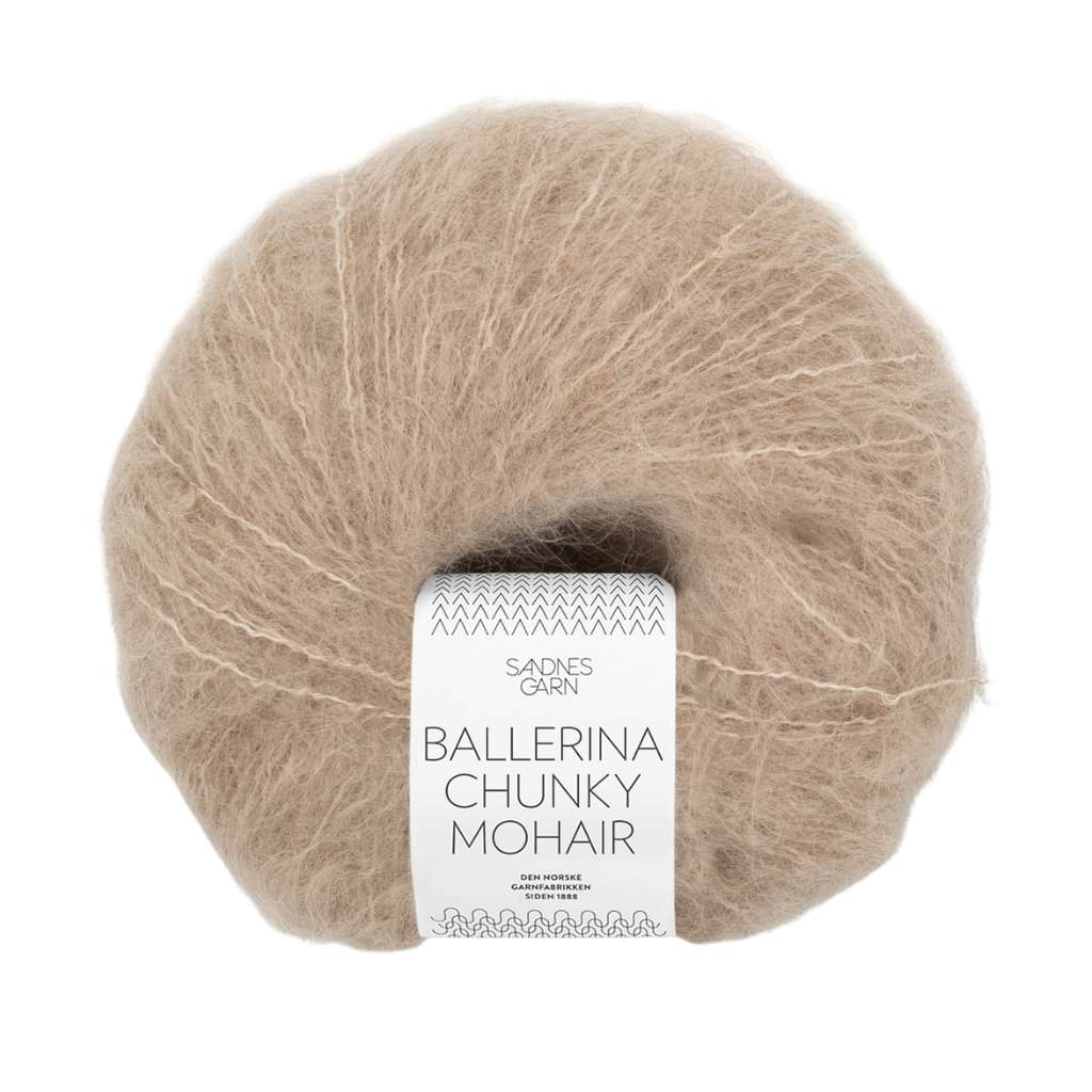 Sandnes Garn Ballerina Chunky Mohair, Farbe 2650 beige melange – Mohair, Schurwolle und Synthetik bei Lieblingsgarn