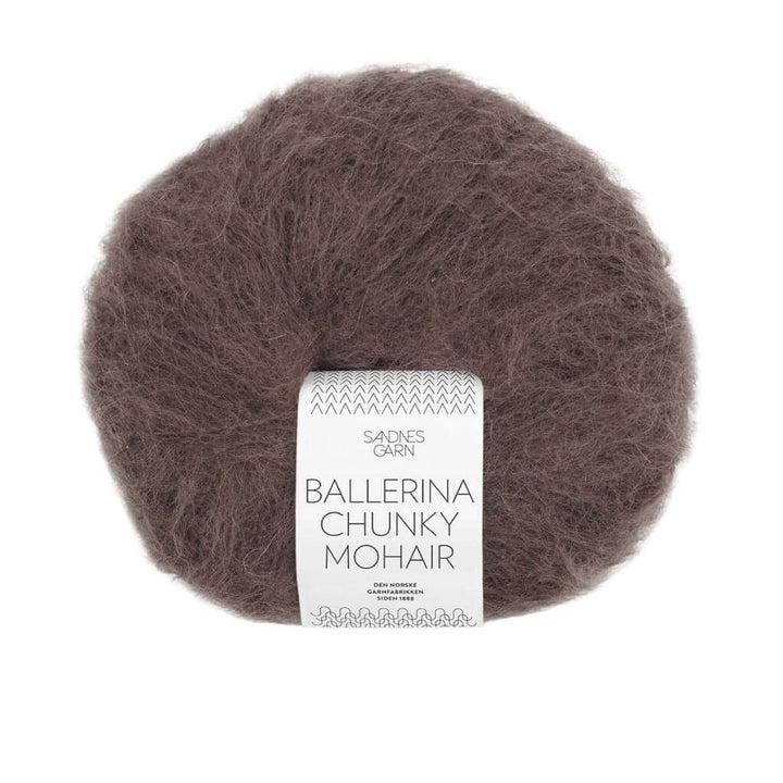 Sandnes Garn Ballerina Chunky Mohair, Farbe 3880 mork sjokolade – Mohair, Schurwolle und Synthetik bei Lieblingsgarn