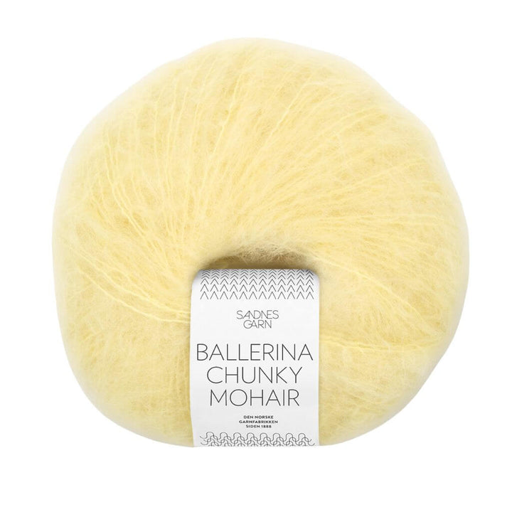 Sandnes Garn Ballerina Chunky Mohair, Farbe 9602 lemonade – Mohair, Schurwolle und Synthetik bei Lieblingsgarn