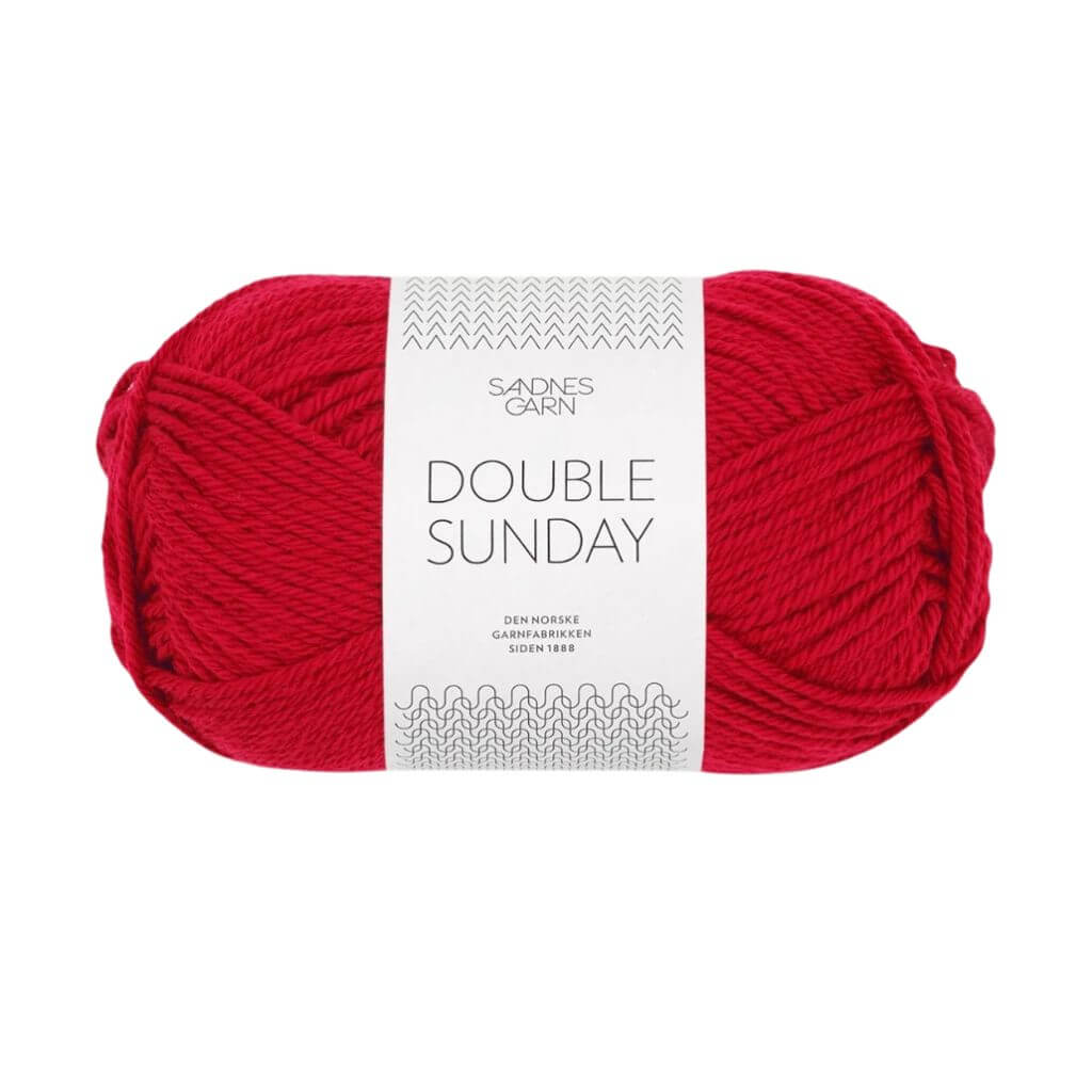 Sandnes Garn Double Sunday, Farbe 4219 red – Merino bei Lieblingsgarn
