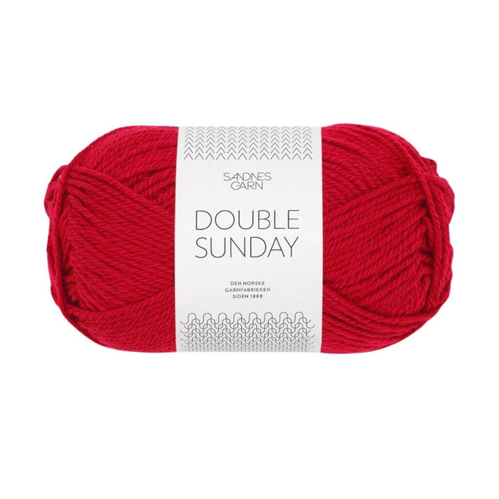 Sandnes Garn Double Sunday, Farbe 4219 red – Merino bei Lieblingsgarn