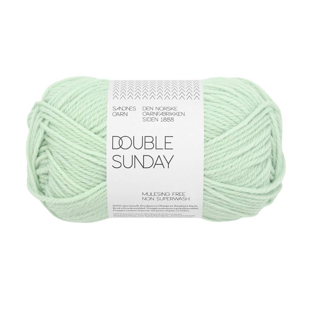 Sandnes Garn Double Sunday, Farbe 7911 mint green – Merino bei Lieblingsgarn