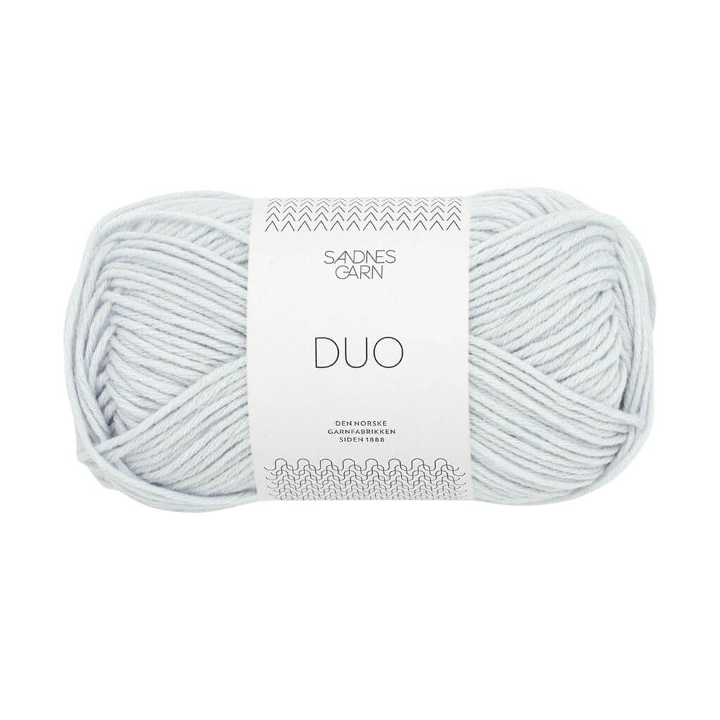Sandnes Garn Duo, Farbe 5811 artic ice – Baumwolle und Merino bei Lieblingsgarn
