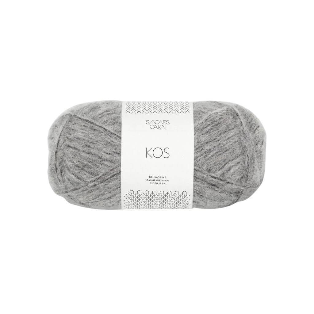 Sandnes Garn Kos - 50g, Farbe 1043 Gråmelert – Alpaka, Schurwolle und Synthetik bei Lieblingsgarn