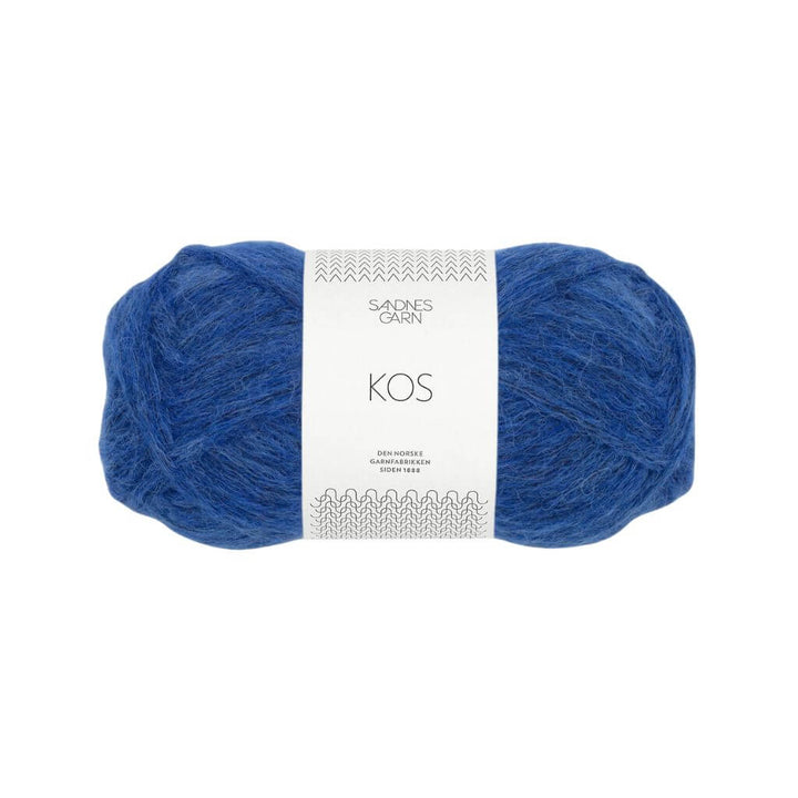 Sandnes Garn Kos - 50g, Farbe 5845 dazzling blue – Alpaka, Schurwolle und Synthetik bei Lieblingsgarn