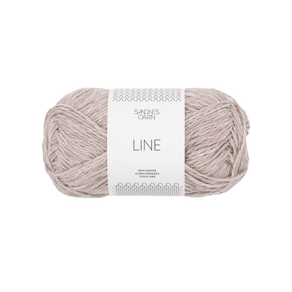 Sandnes Garn Line - 50g, Farbe 2331 Lys Beige – Baumwolle, Leinen und Viskose bei Lieblingsgarn