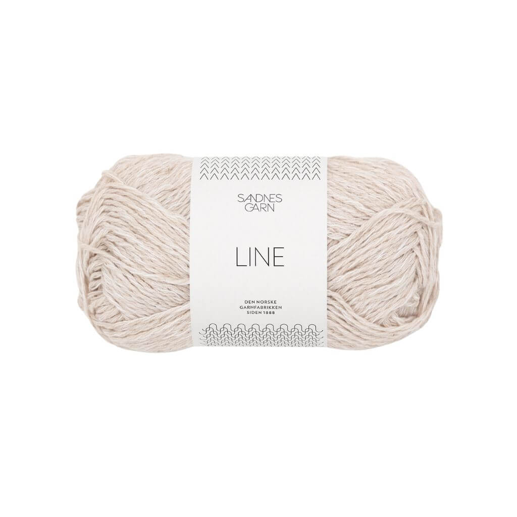 Sandnes Garn Line - 50g, Farbe 1015 Kitt – Baumwolle, Leinen und Viskose bei Lieblingsgarn