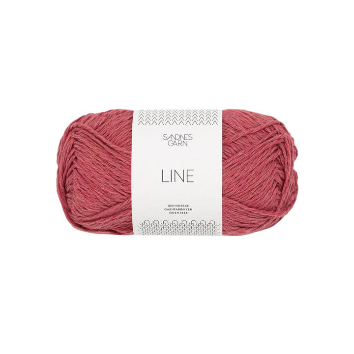 Sandnes Garn Line - 50g, Farbe 4335 Bringebærkrem – Baumwolle, Leinen und Viskose bei Lieblingsgarn